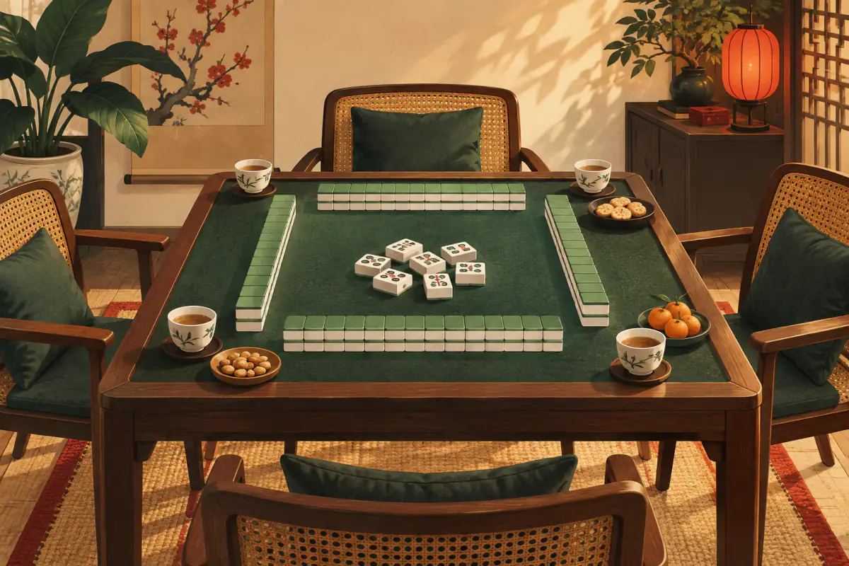 Ilustrasi untuk Cara Mengadakan Mahjong Night yang Seru Bareng Teman