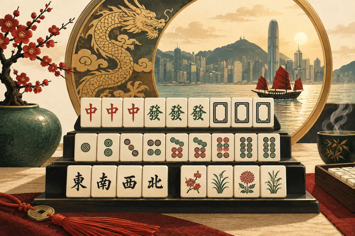 Ilustrasi untuk Tangan Spesial di Hong Kong Mahjong