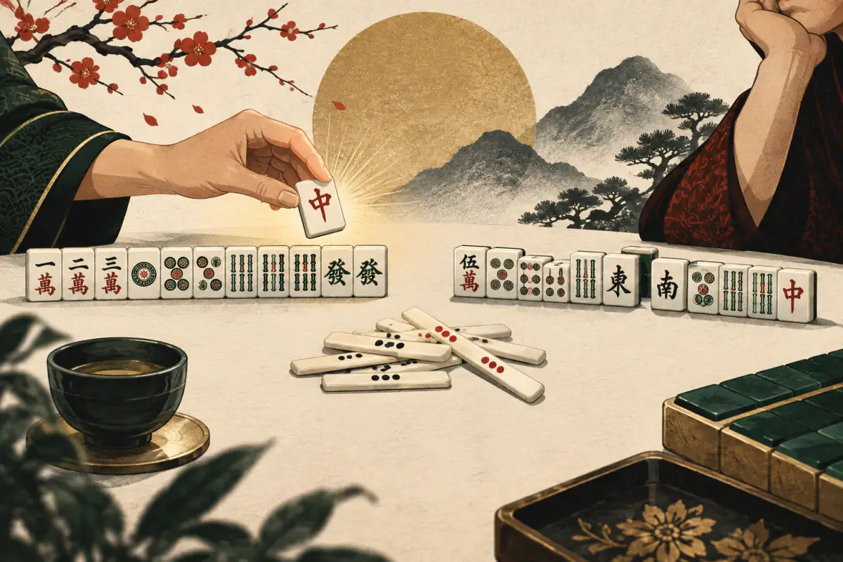 Ilustrasi untuk Tenpai vs Noten: Kenapa Statusmu Penting di Akhir Ronde